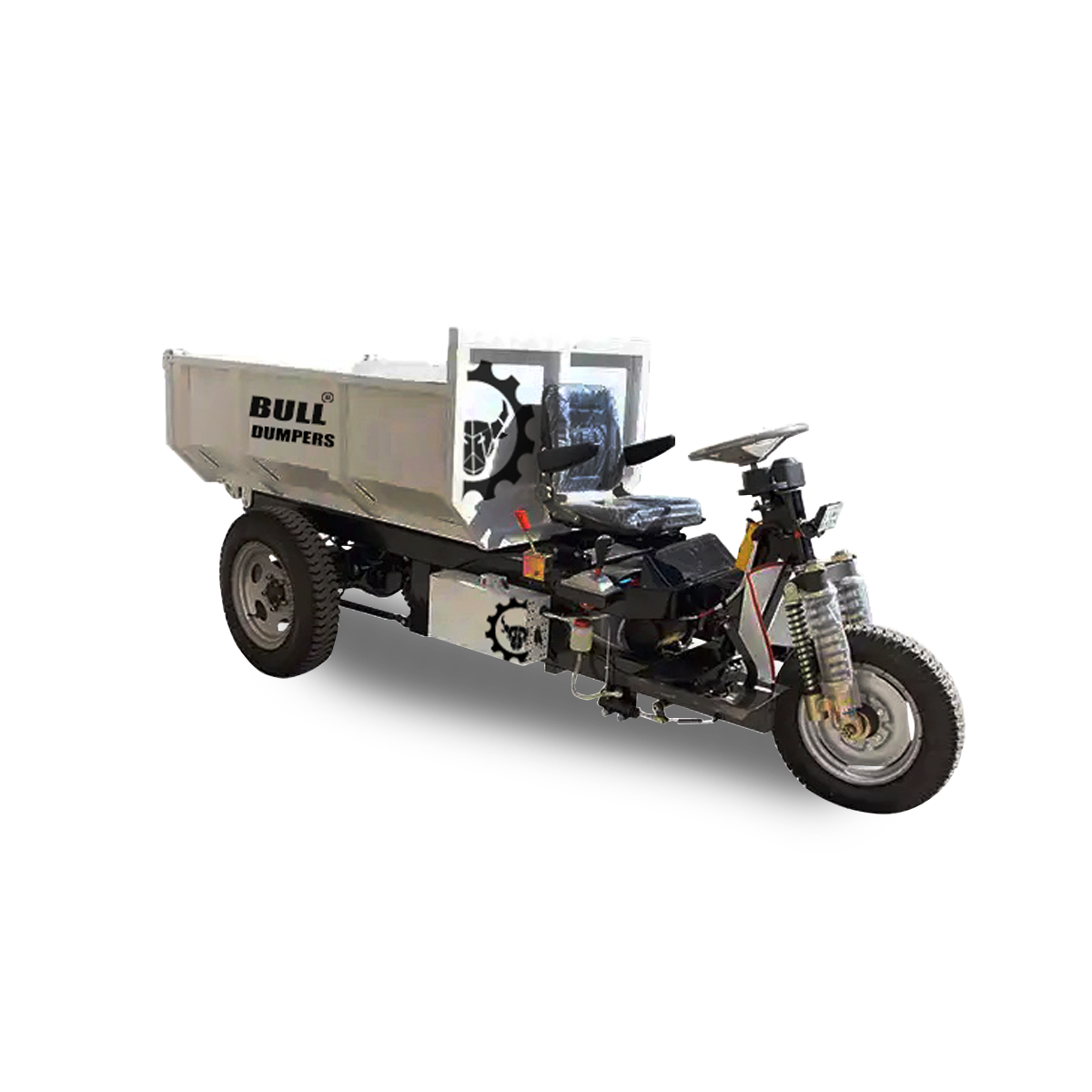 DUMPER BULL ELÉCTRICO CON CON RUSTER 1.5 TON.